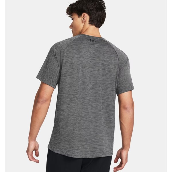 Koszulka męska Tech Textured Under Armour - Castlerock/Black