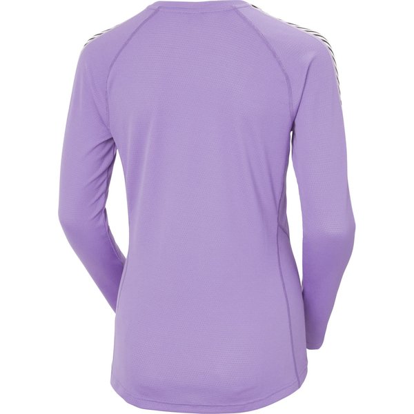 Longsleeve damski Lifa Active Stripe Crew Helly Hansen - fioletowy