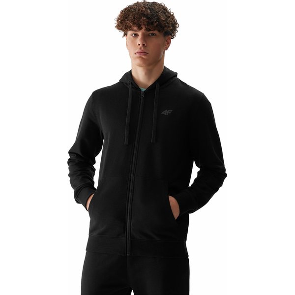 Bluza męska 4FWSS24TSWSM0951 4F - głęboka czerń