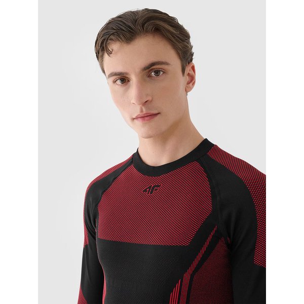 Longsleeve termoaktywny męski USEAM165 4F - czerwony