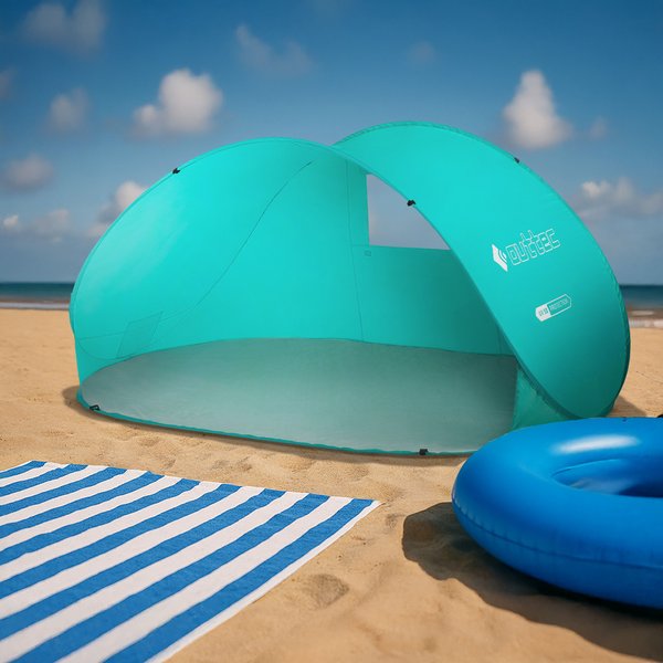 Namiot plażowy samorozkładający, parawan ogrodowy UV50 XXL Outtec