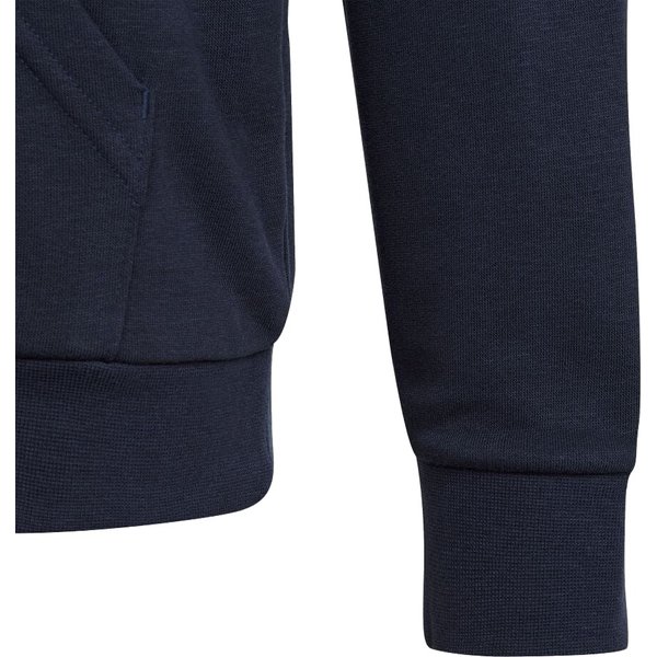 Bluza juniorska Big Logo Essentials Cotton Hoodie Adidas - granatowa