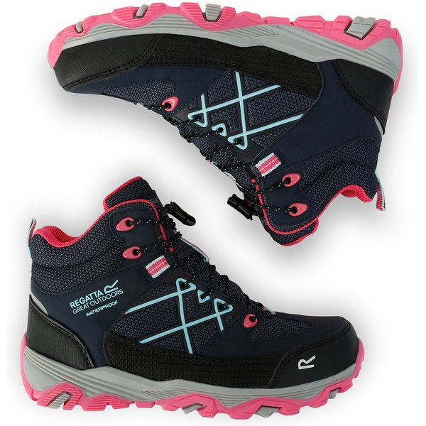 Buty trekkingowe Samaris III Jr Regatta - granatowe