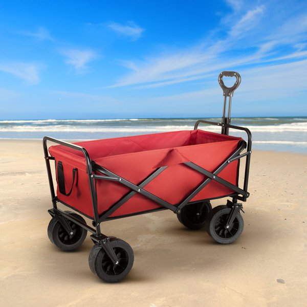 Wózek turystyczny, składany EasyGo 100L Outtec - EasyGo czerwony