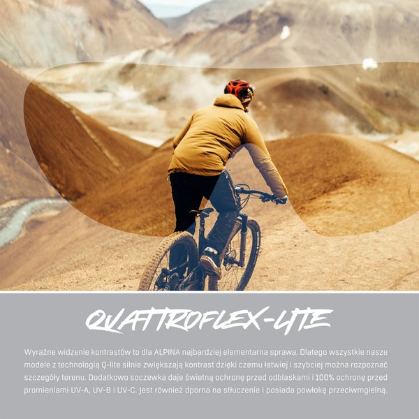 Okulary rowerowe Bonfire Alpina - czarny