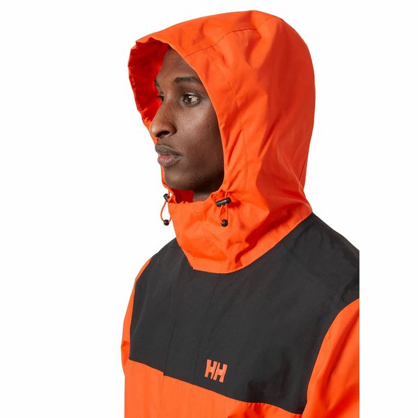 Kurtka męska Vancouver Rain Helly Hansen - pomarańczowa