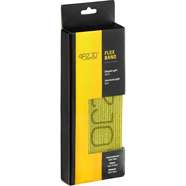 Zestaw 5 gum oporowych do ćwiczeń Flex Band 1-29kg 4Fizjo