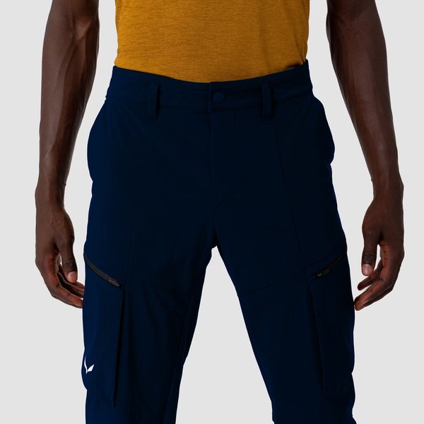Spodnie trekkingowe męskie Puez Durastretch Cargo Salewa - navy blazer