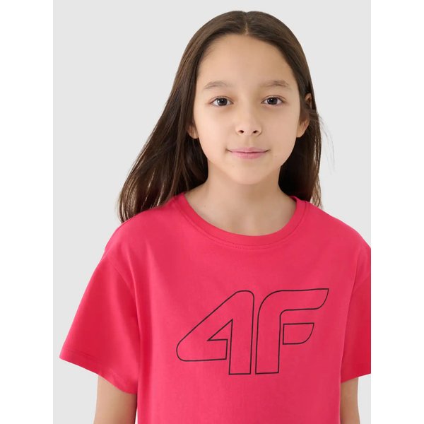 Koszulka dziewczęca TTSHF2327 4F - fuksja