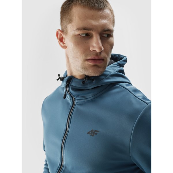 Softshell męski 4FAW23TSOFM156 4F - denim