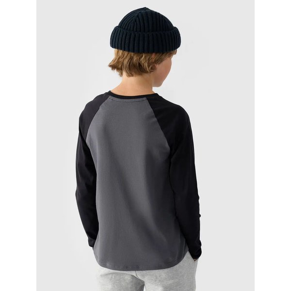 Longsleeve chłopięcy TLONM293 4F - antracyt