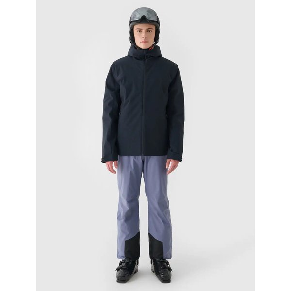 Kurtka narciarska męska TTJAM579 4F - głęboka czerń