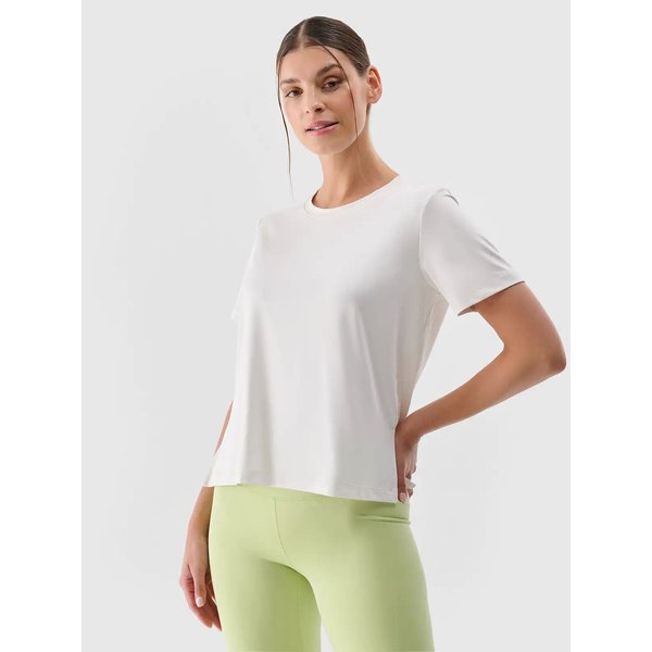 Koszulka damska TFTSF1236 4F - złamana biel
