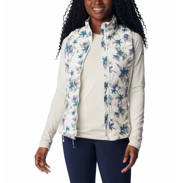 Kamizelka damska Powder Pass Vest Columbia - kwiaty