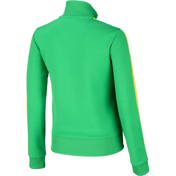 Bluza juniorska Multicolor Logo Cat Puma - zielona/różowa