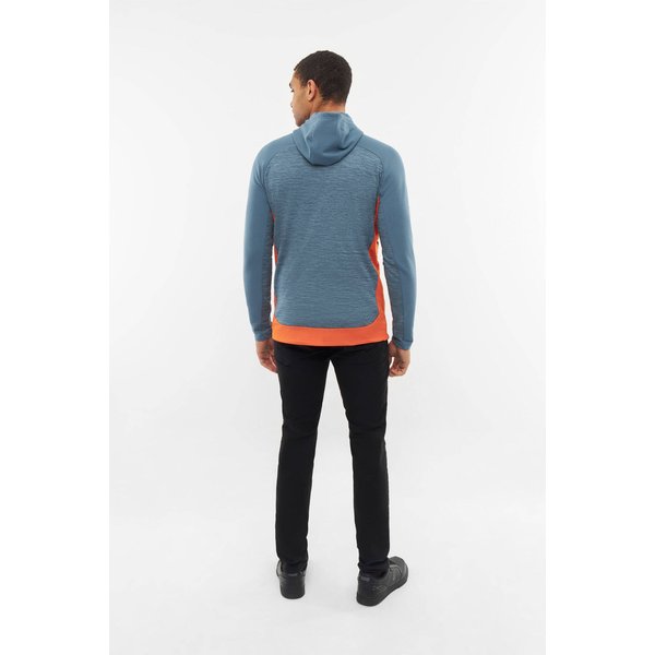 Bluza męska Delmore Viking - niebieski/pomarańczowy