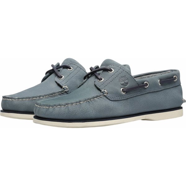 Buty, mokasyny Classic Boat 2 Eye Boot Timberland - niebieski