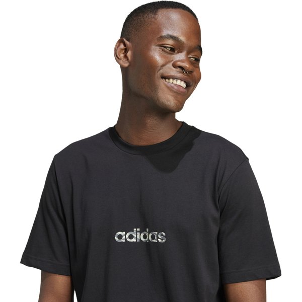 Koszulka męska Camo Linear Graphic Adidas - black