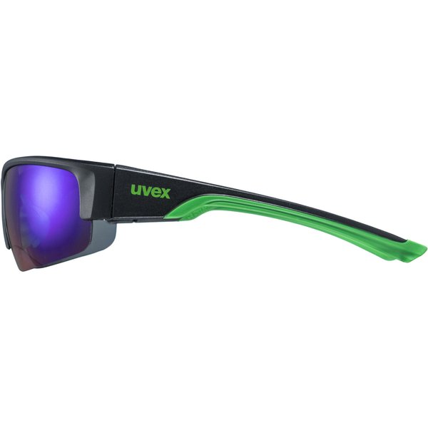 Okulary przeciwsłoneczne Sportstyle 215 Uvex - black mat/green