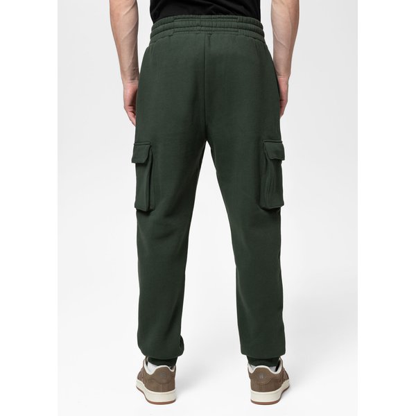 Spodnie dresowe męskie Cypress Sport Cargo Pants Pitbull West Coast - dark green