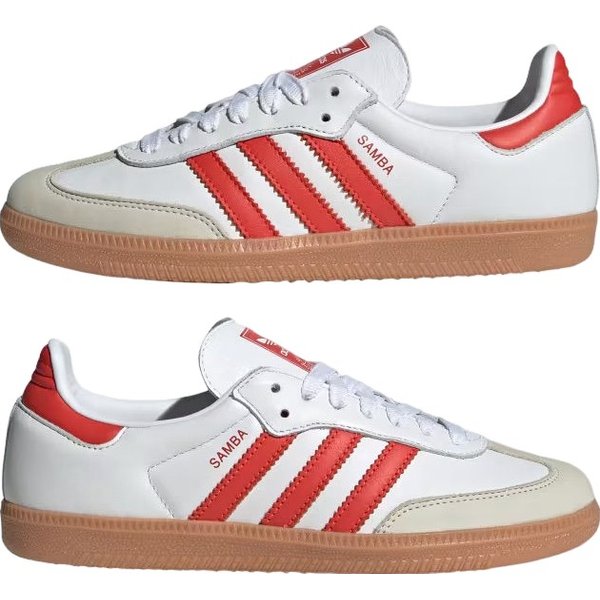 Buty Samba Adidas - Cloud White/Solar Red/Off White