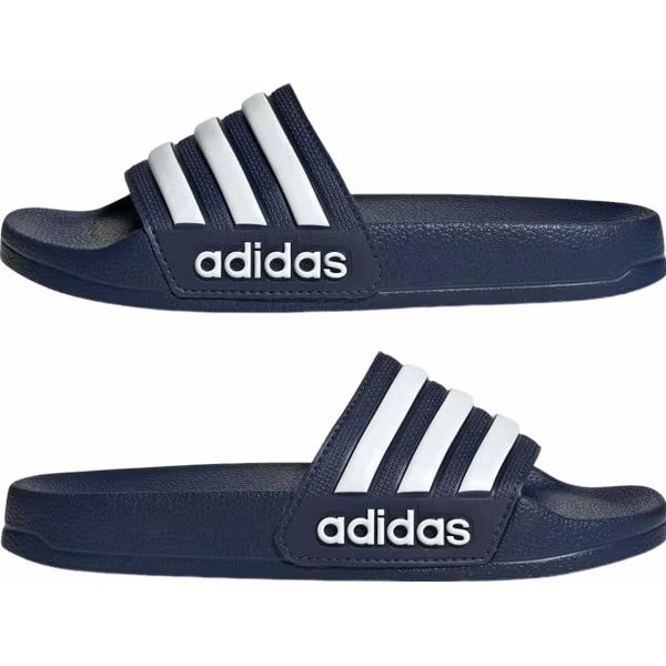 Klapki Adilette Shower Slides Jr Adidas - granatowe