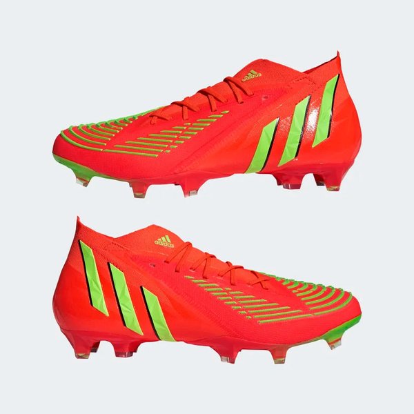 Buty piłkarskie korki Predator Edge.1 FG Adidas - czerwone