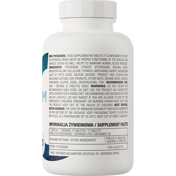 Vit Potassium 90 tabletek OstroVit