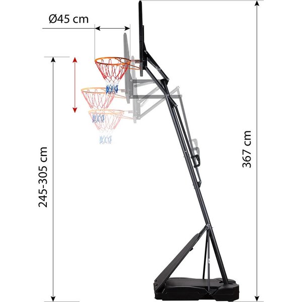 Kosz do koszykówki, konstrukcja ZDKJ520 Nils