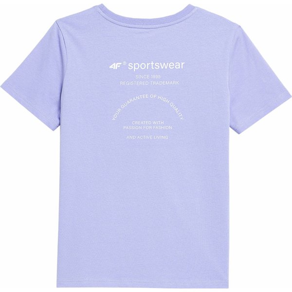Koszulka damska 4FSS23TTSHF337 4F - fioletowa