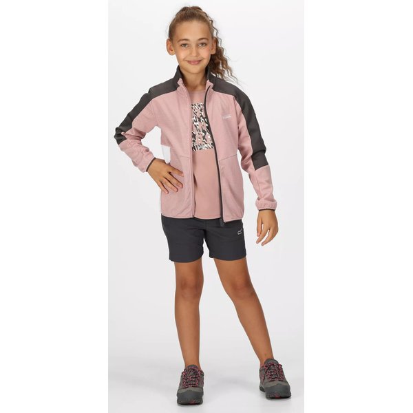 Polar juniorski Highton Full Zip II Regatta - dusky rose/seal grey
