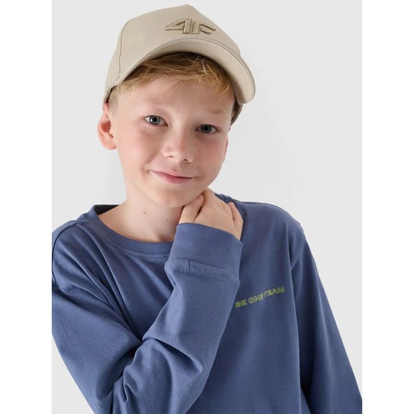 Longsleeve chłopięcy TLONM421 4F - niebieski