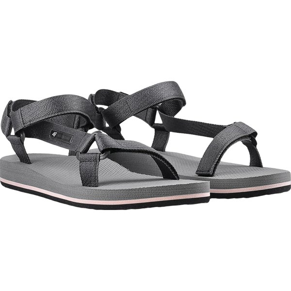 Sandały 4FRSS24FSANF054 Wm's 4F - ciemny szary