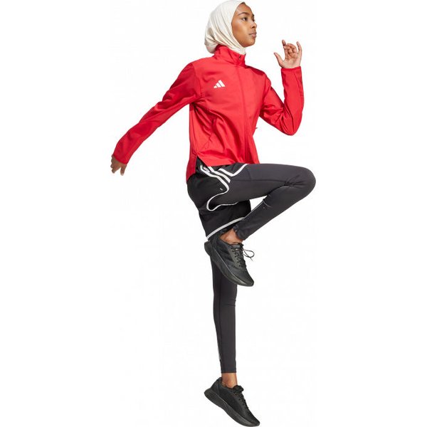 Kurtka damska Adizero Essentials Running Adidas - czerwona