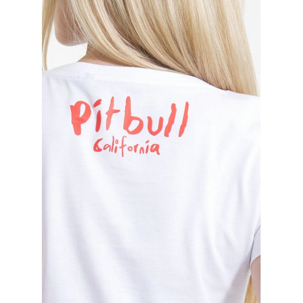 Koszulka damska Watercolor Pitbull West Coast - White