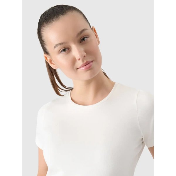 Koszulka damska TTSHF1995 4F - złamana biel