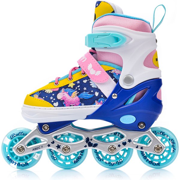 Rolki regulowane z wymienną płozą Unicorn 4w1 Meteor