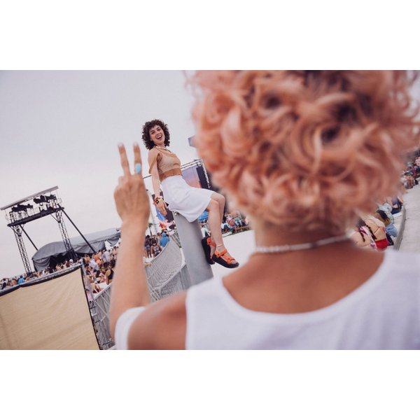 Sandały Flatform Universal Wm's Teva - szary/beżowy/różowy