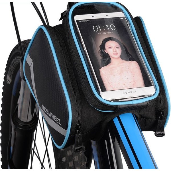 Sakwa rowerowa na ramę D12813 Roswheel - czerwony