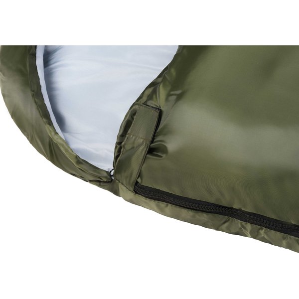 Śpiwór z kapturem lekki, kołdra Thermolite Outtec - zielony