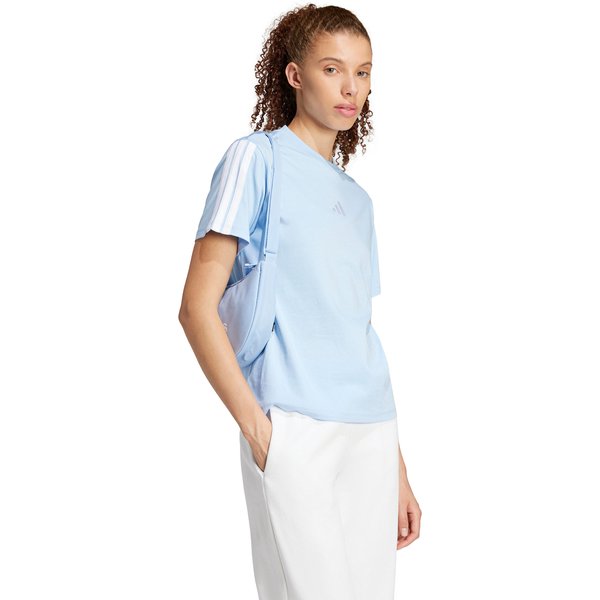 Koszulka damska Essentials 3-Stripes Adidas - blue