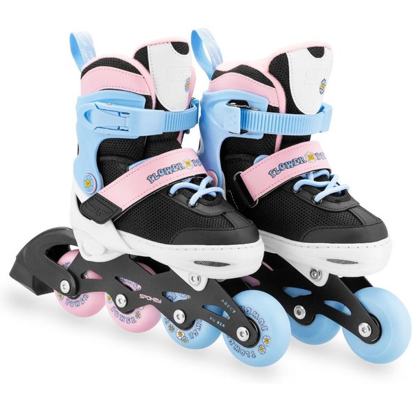 Rolki regulowane Joy Spokey - czarny/niebieski