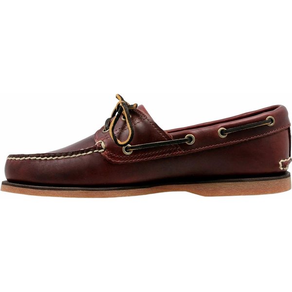Buty, mokasyny Classic Boat 2 Eye Boot Timberland - brązowy/bordowy