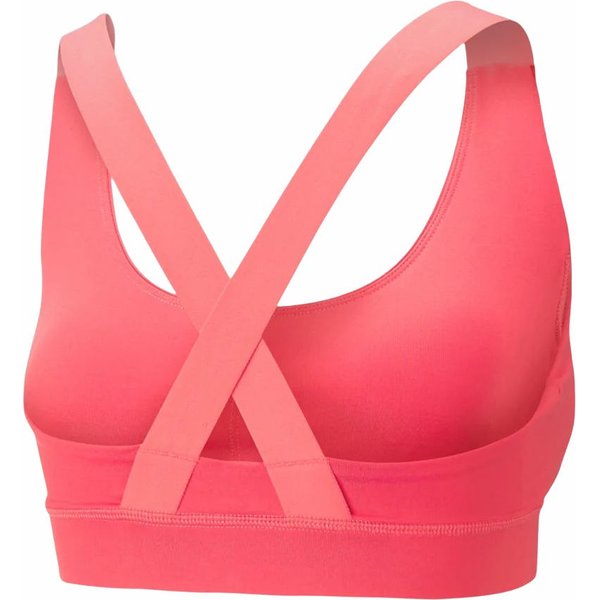 Biustonosz sportowy damski Mid Impact Fit Bra Puma - różowy