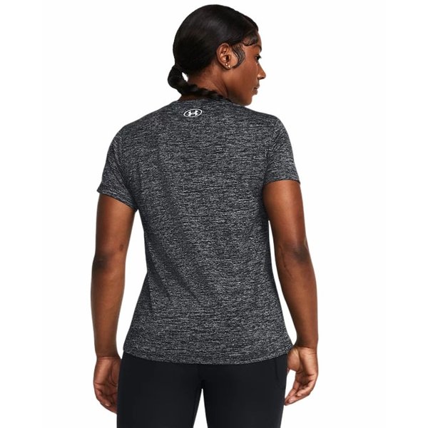 Koszulka damska Tech Twist V-Neck Under Armour - czarna