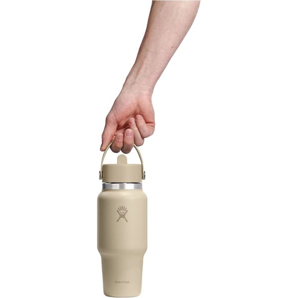 Butelka termiczna ze słomką Wide Flex Straw Travel 710ml Hydro Flask - Oat