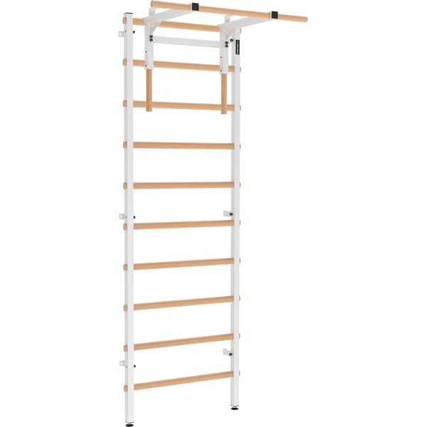 Drabinka gimnastyczna 240x80 cm z drążkiem do ćwiczeń EH-DG05 + DA32 Endorfit - biała