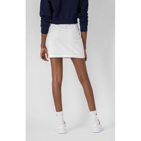 Spódnica damska Embroidered Patch Drawcord Champion - biała