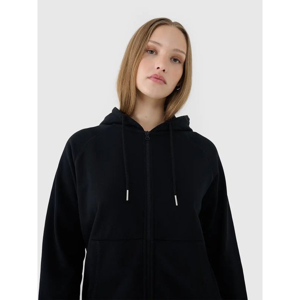 Bluza damska TSWSF1541 4F - głęboka czerń