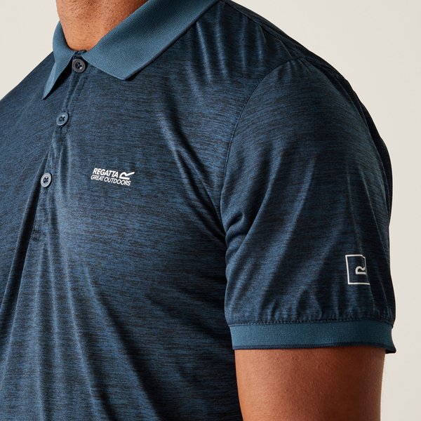 Koszulka męska polo Remex II Regatta - granatowy